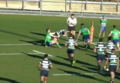 Freakish winger claims stunning try in TIGHTEST of corner finishes