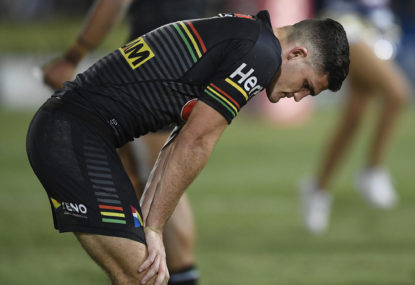 Playing through the pain: Panthers make the call on Nathan Cleary's season