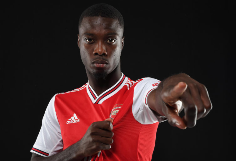 Arsenal recruit Nicolas Pepe.