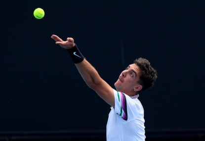 Brutal Djokovic ends Kokkinakis' Wimbledon run in straight sets