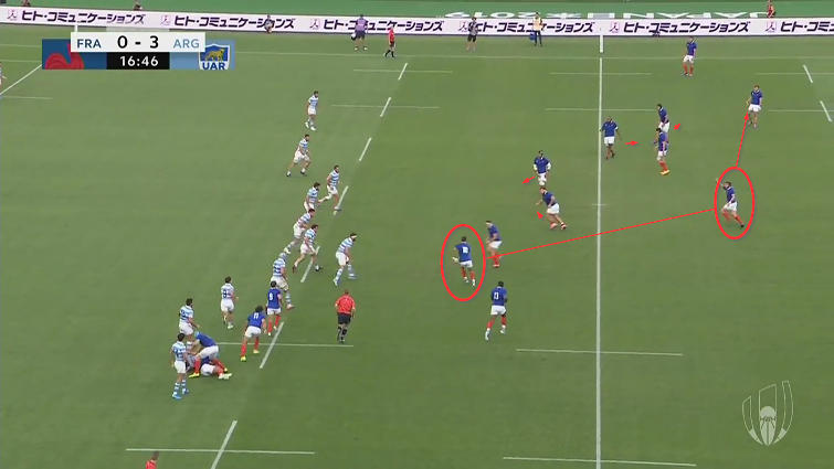 france rugby world cup attacking pattern