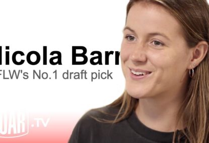GWS star Nic Barr tells us where she'd like to see the AFLW in five years