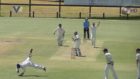 Keeper takes a superb diving catch
