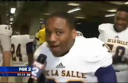 High school footballers give the best interviews