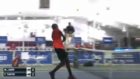 Tennis player has embarrassing air swing on easy smash