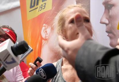 UFC 193: Holly Holm fronts the media