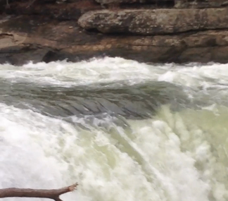 Kayaking the insane Cumberland Falls