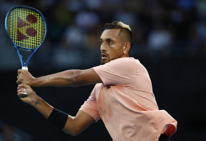 What time does Nick Kyrgios play at the Australian Open and how can you watch it