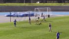 Local defender gets the luckiest of breaks as horrific own goal... is disallowed
