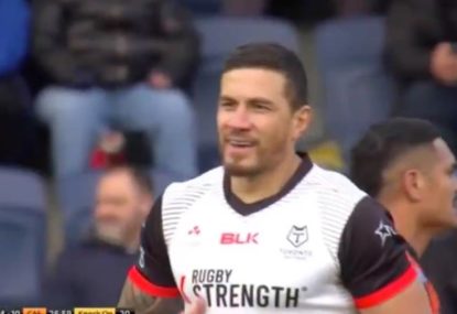 WATCH: SBW's anti-climatic first play in rugby league for six years