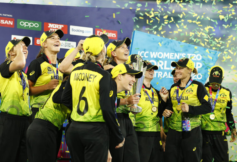 Australia Women’s T20 World Cup trophy.