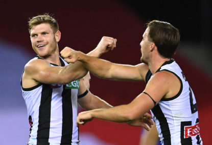 Crows competitive but Pies prevail