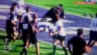 136kg prop literally LEAPS OVER defender for crazy try