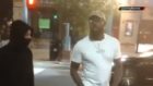 UFC star Jon Jones confronts rioters in the US