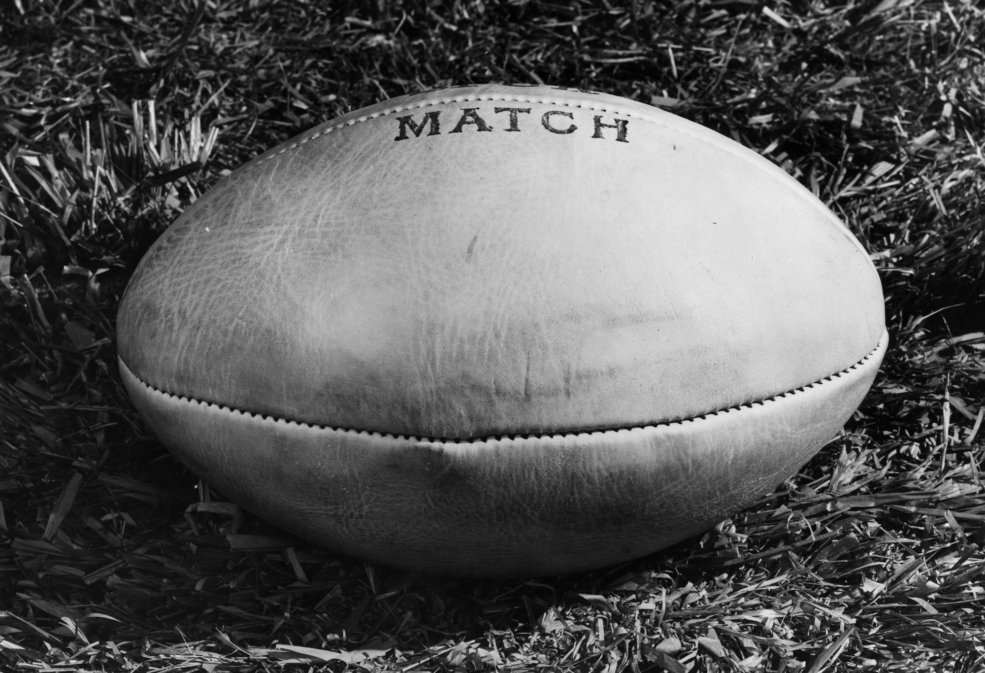 Generic vintage rugby league or rugby union ball