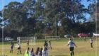 Under 11s player lobs keeper from halfway!