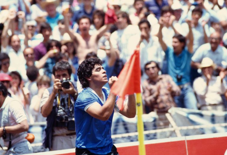 Argentina's Diego Maradona