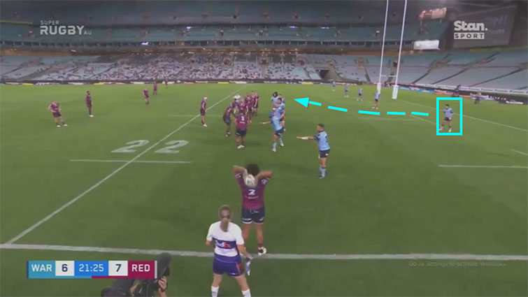 jack grant positioning at defensive lineout