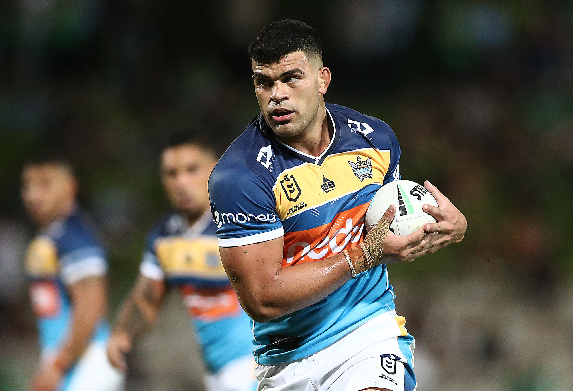 David Fifita of the Titans in action