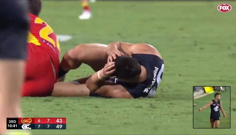 Was Jarrod Harbrow lucky to escape the tribunal for this hit?