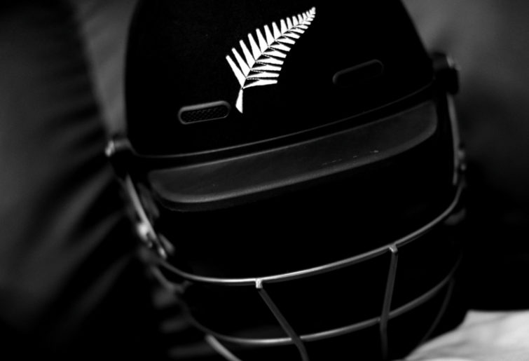Black Caps cricket helmet