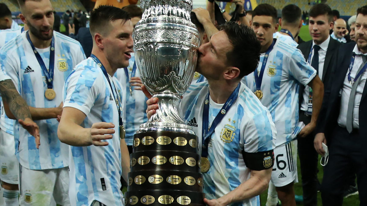 Argentina wins the 2021 Copa America | Leo Messi finally wins a major international tounament | SportzPoint