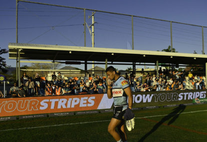 Sharks' win over Tigers clouded by potentially season-ending Mulitalo jaw injury