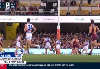 WATCH: The incident that ironed Dogs young gun out of the semi-final