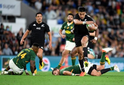Seven All Blacks, six Boks and just one Wallaby and Puma make our TRC team of the tournament so far