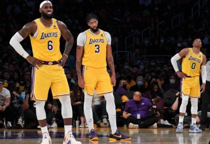 LA Lakers in playoff danger after blowing 23-point lead