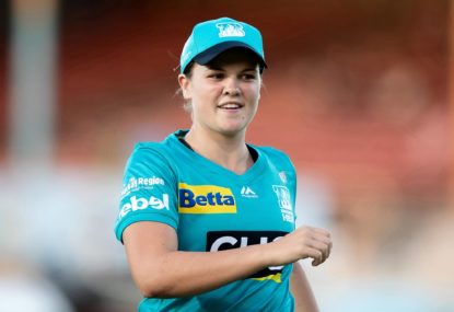 True all-rounder: Georgia Voll on playing for the Brisbane Heat while studying for year 12 exams