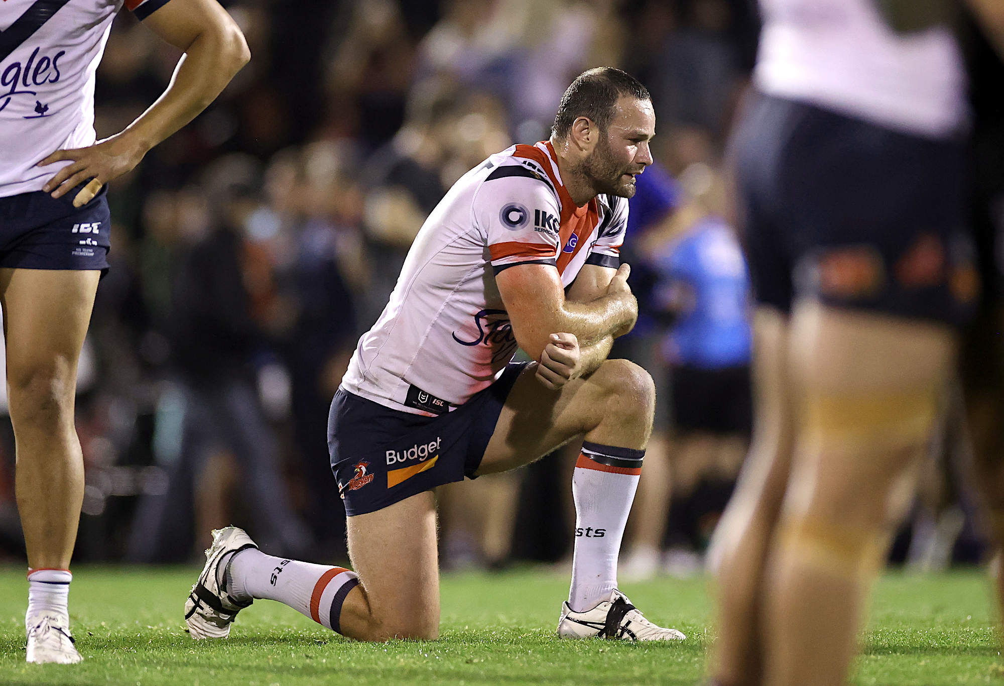 Boyd Cordner of the Roosters reacts after the 2020 NRL Qualifying Final match