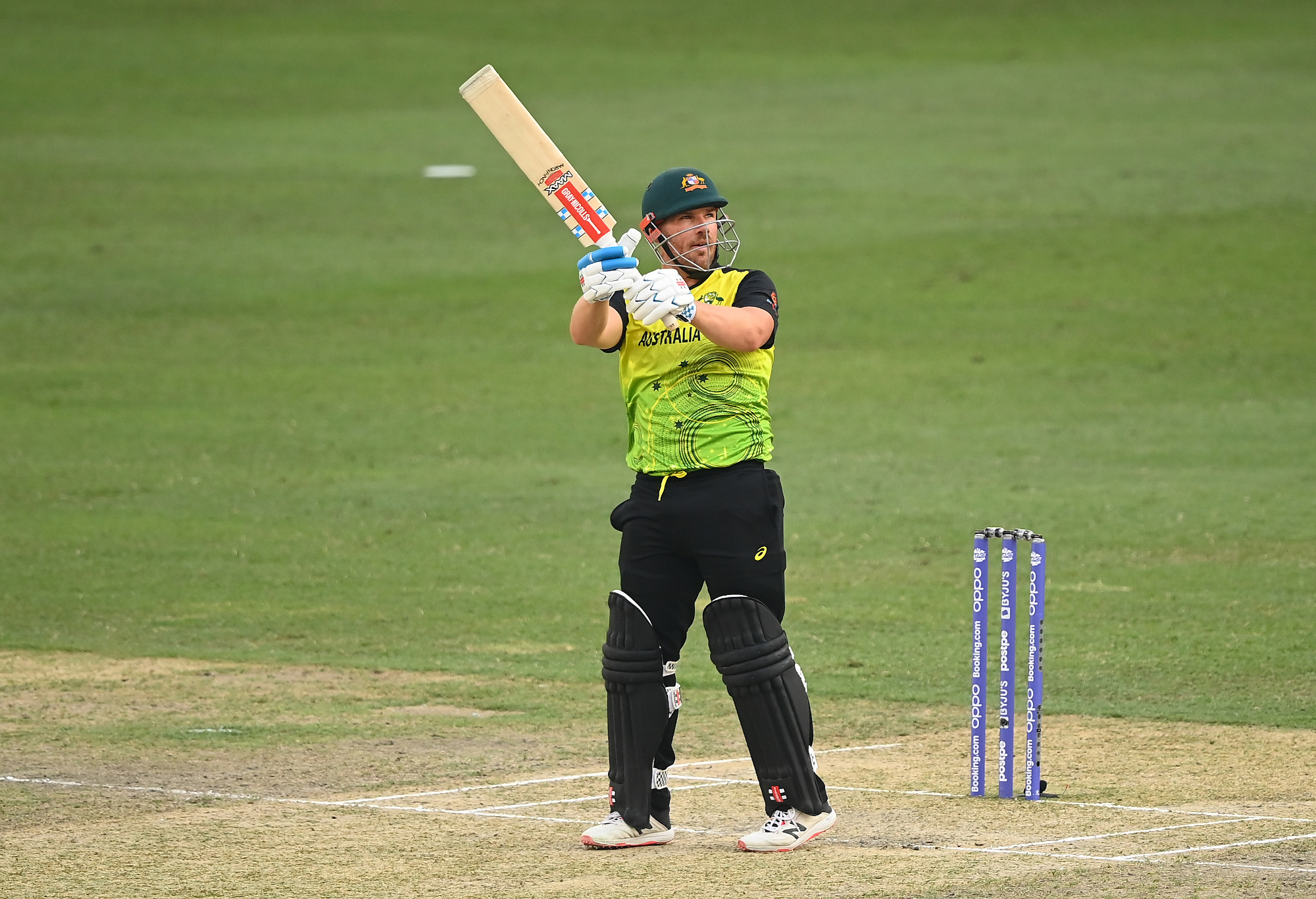 Aaron Finch goes on the attack.