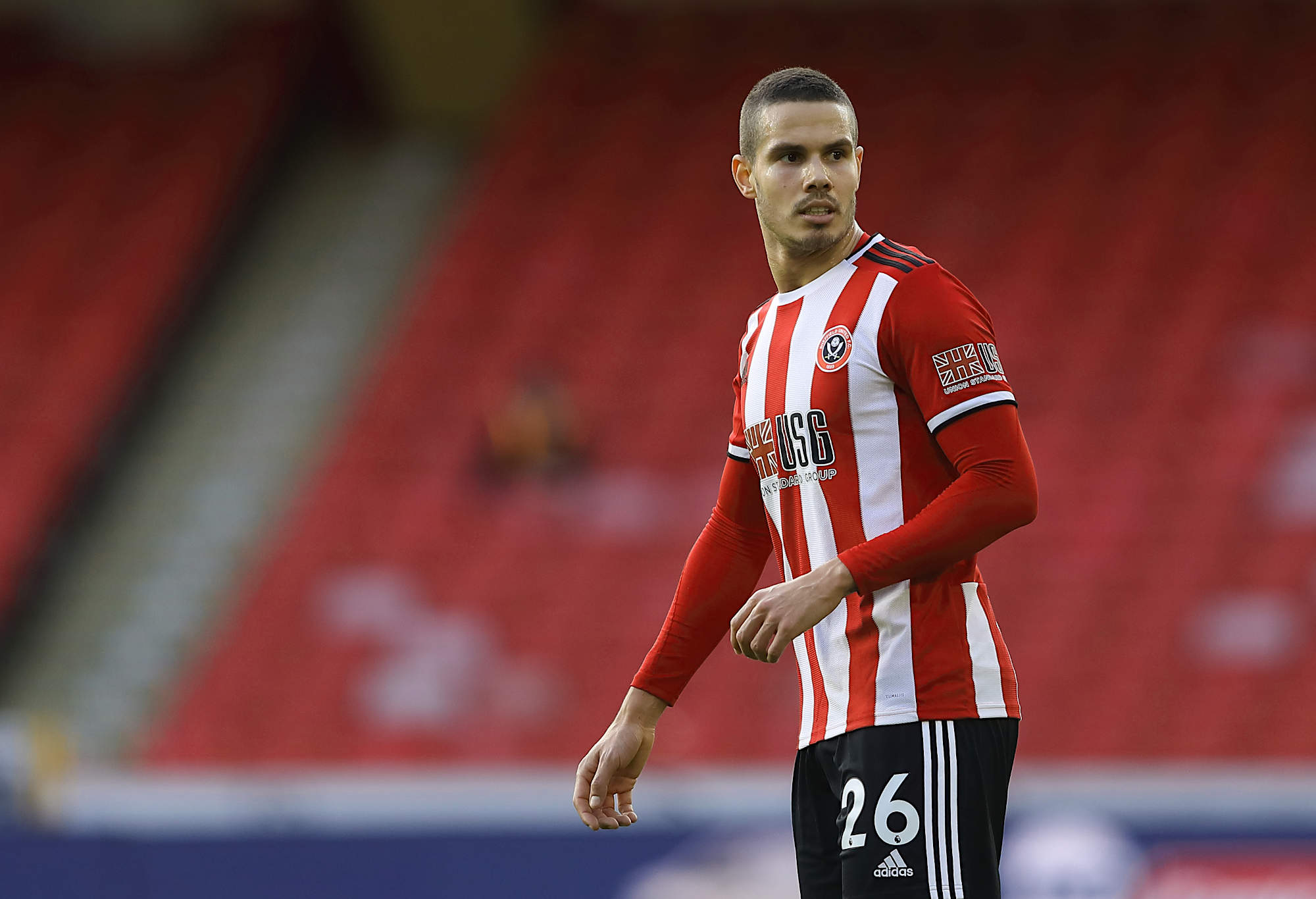 Jack Rodwell in action for Sheffield United