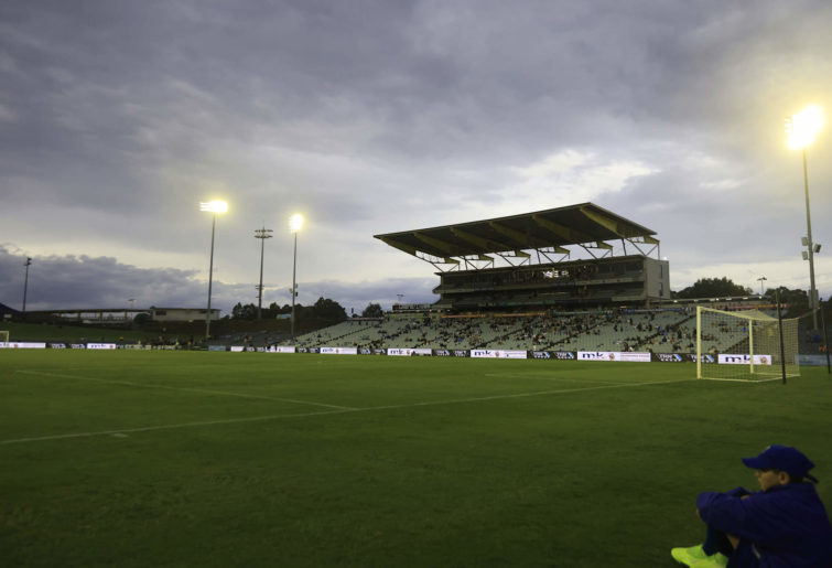 A sparse crowd at Campbelltown Stadium for Macarthur vs Sydney FC