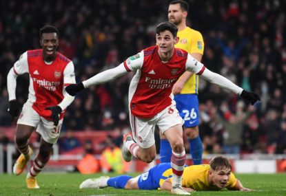 Arsenal unleash their next big thing and Nketiah grabs hat-trick in Carabao Cup romp