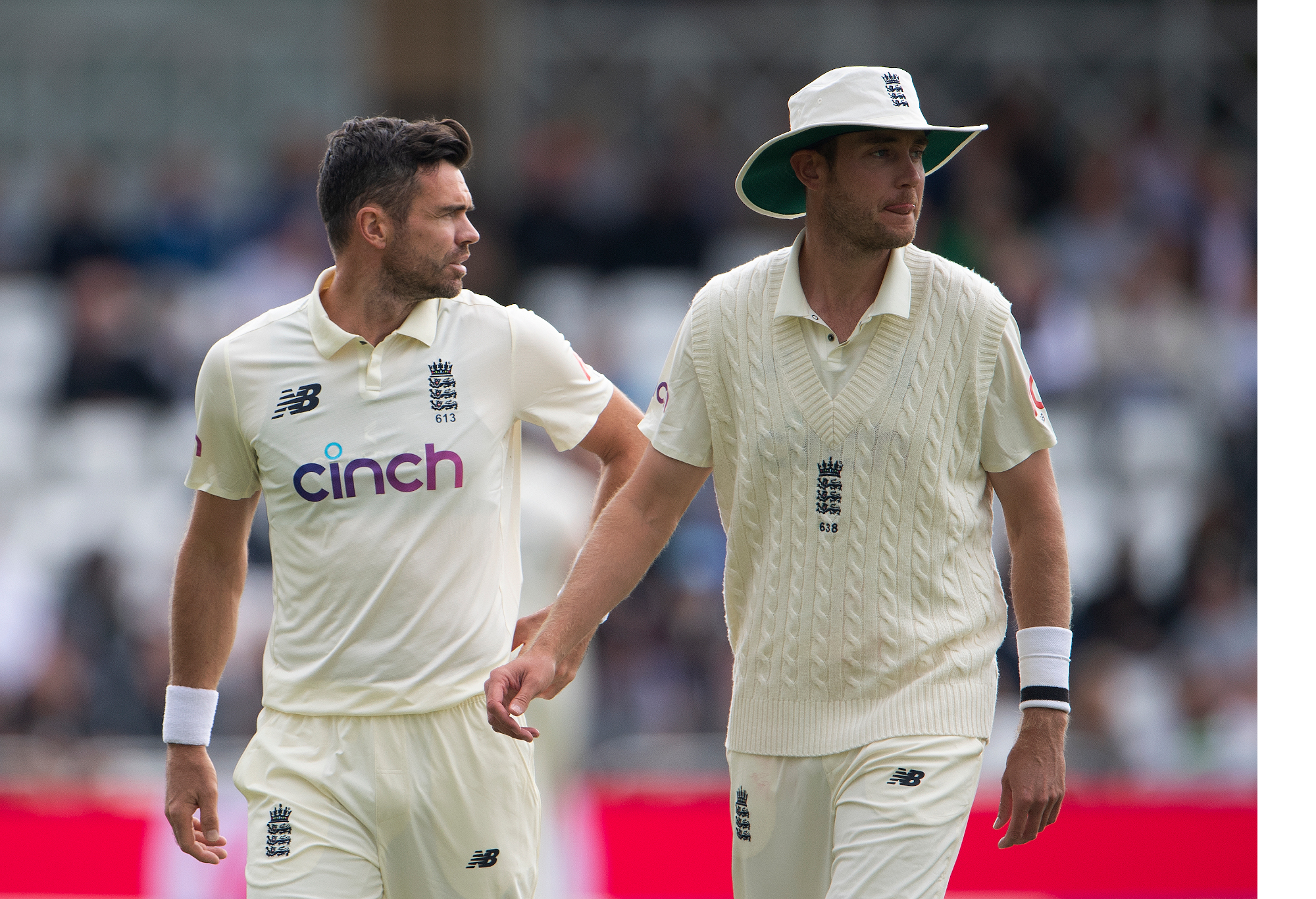 James Anderson and Stuart Broad.