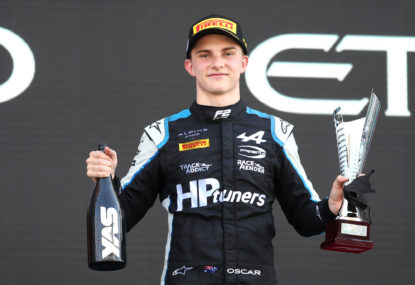 'F1 is my ultimate goal': 20yo Aussie prodigy completes Formula Two victory after dominant year
