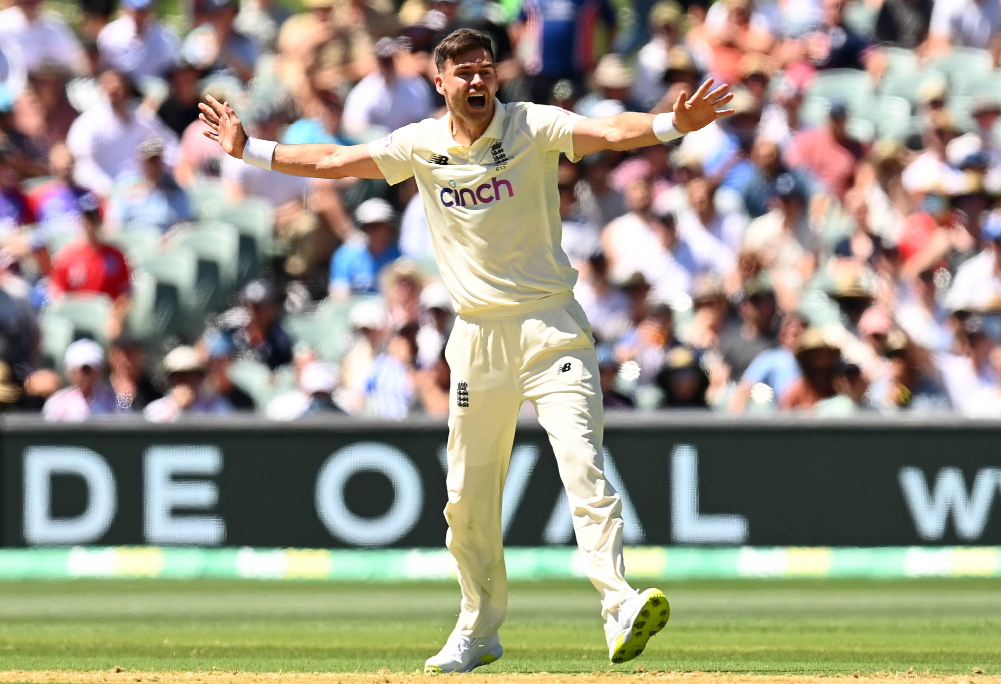 Jimmy Anderson di Adelaide