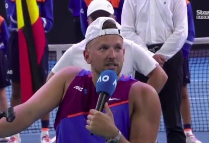 Dylan Alcott loses his wheelchair final but wins hearts and minds with incredible farewell speech