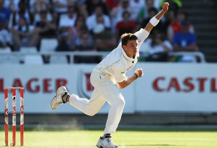 Dale Steyn of South Africa at Newlands