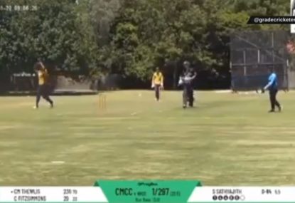 WATCH: 'Every week!' Local grade cricketer hilariously erupts as fielder drops bloke on 236