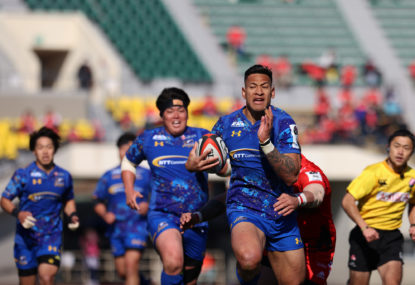 Folau fires in flying start to rugby return in Japan