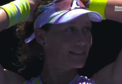 WATCH: Sam Stosur given fitting farewell after bowing out of her 20th and final Australian Open
