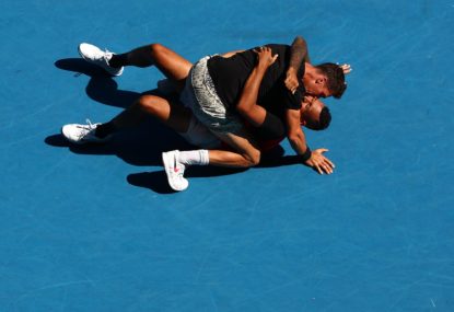 'It's f---ing awesome': Kyrgios feels hype of all-Aussie final, Alcott's beautiful farewell speech