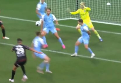 Western Sydney left stunned after officials turn down controversial handball claims