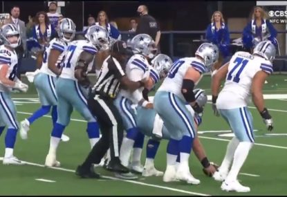 Cowboys fans seethe over 'botched' last-second play, pelt rubbish at officials after playoff loss