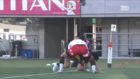 Japanese winger enters the hall of shame with this glorious showboating fail