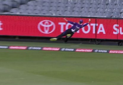 Wil Parker denied one of the all-time great outfield catches in the cruellest way
