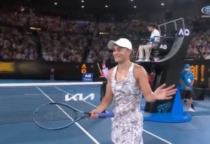 WATCH: The moment Ash Barty ended 42-year Aussie drought by winning through to final